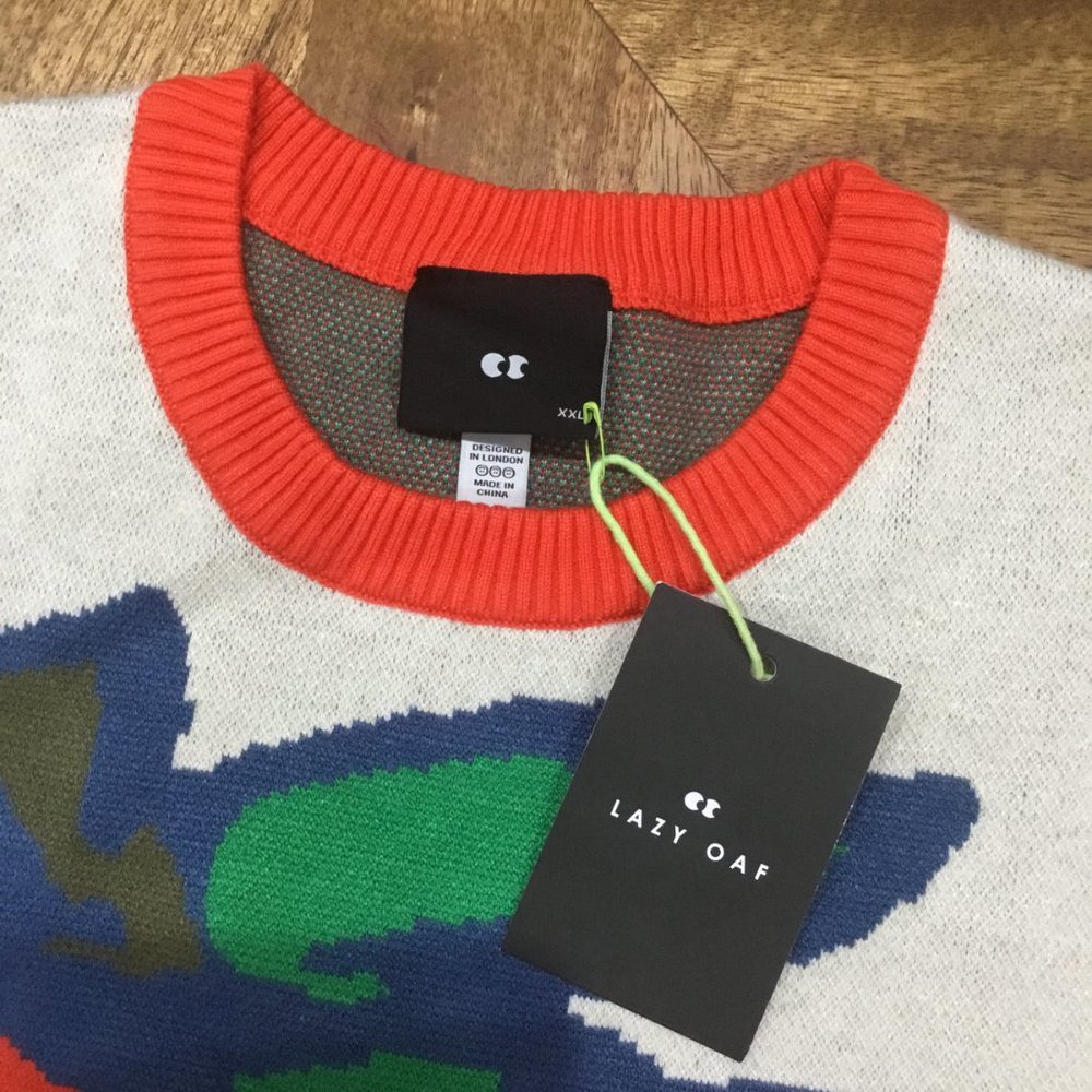 Lazy Oaf sweater size XXL New - Picture 2 of 3